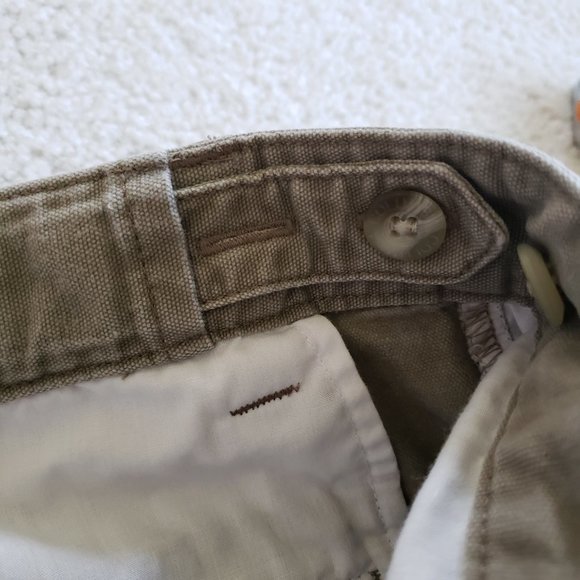 Columbia Convertible Cargo Pants Mens 38X29.5 Zip Off Shorts Tan Hiking Preowned - Picture 5 of 12